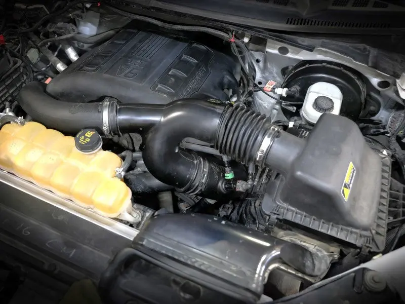 Afe 15-16 Ford F150 V6 3.5L Turbo Inlet Pipes - Black 2