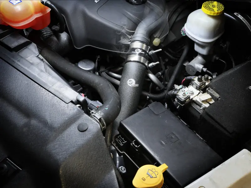 Afe 16-19 Ram 1500 V6 3.0L (Td) Bladerunner 3In Aluminum Hot & Cold Charge Pipe Kit - Black 2