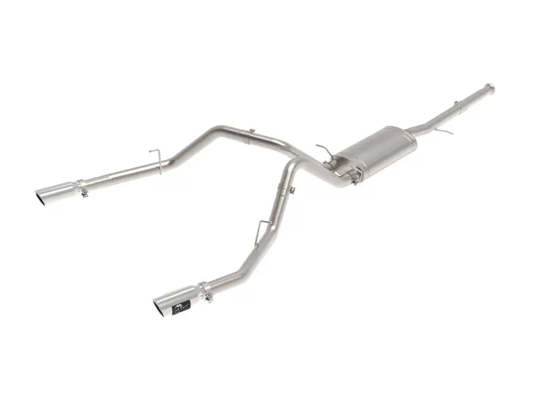 Afe Apollo Gt Series Cat-Back Exhaust Gm Trucks 09-18 V6-4.3L/V8-4.8/5.3L-Dual Rear Exit Polish Tips 1