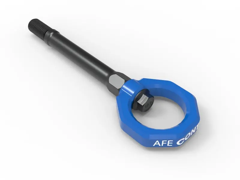 Afe Control Front Tow Hook Chevrolet Corvette (C8) 20-25 V8-6.2L- Blue 1