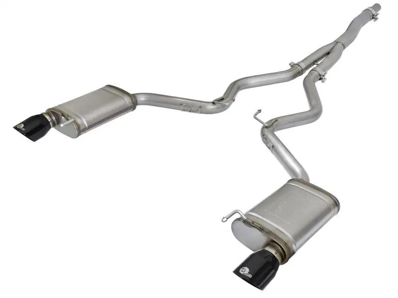 Afe Machforce Xp Exhausts Cat-Back Ss-304 Exh W/ Black Tips 15-16 Ford Mustang Ecoboost 2.3L (T) 1