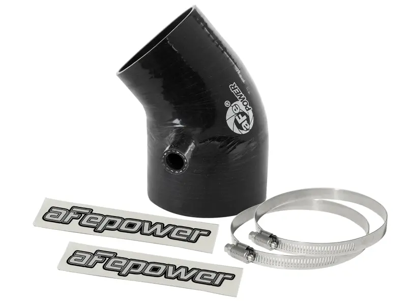 Afe Magnum Force Intake Coupling Kit (3-1/4 In Id To 2-13/16 In Id X 40 Deg.) Elbow Black 1