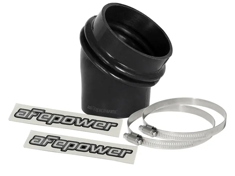 Afe Magnum Force Intake Coupling Kit (3 In Id To 2-1/2 In Id X 35 Deg.) Elbow Coupler - Black 1
