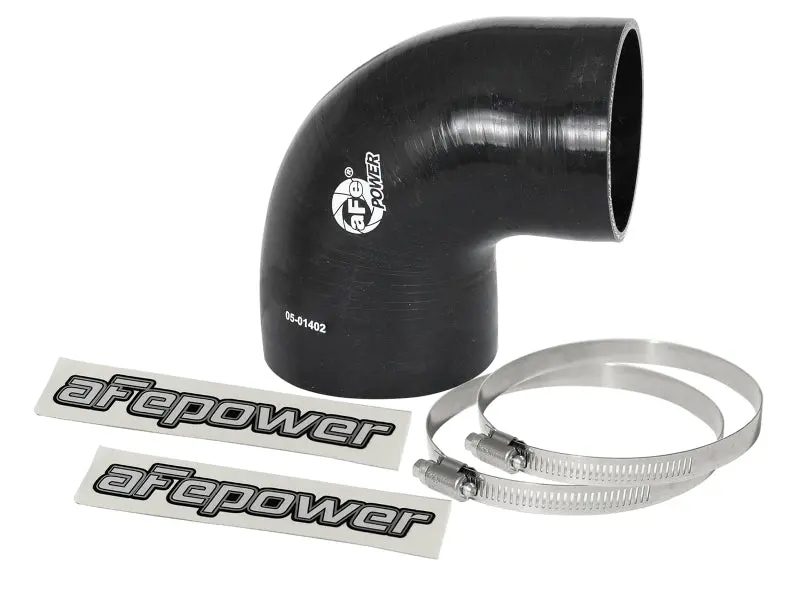 Afe Magnum Force Intake Coupling Kit (4 In Id To 3-3/8 In Id X 90 Deg.) Elbow Coupler - Black 1