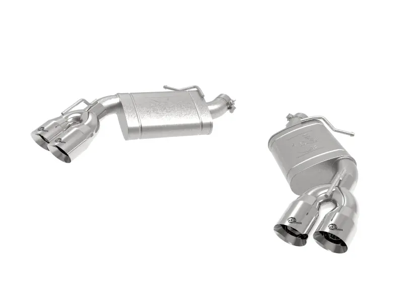 Afe Power Mach Force-Xp 3In Axle-Back 16-21 Chevrolet Camaro Ss V8 6.2L W/Mufflers - Polished 1