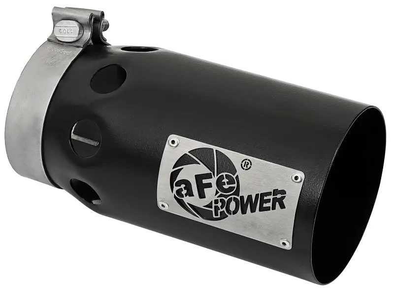 Afe Rebel Xd Series Universal Exhaust Tip 4 In Inlet X 5 In Outlet X 10 In L- Black Right Side Exit 1