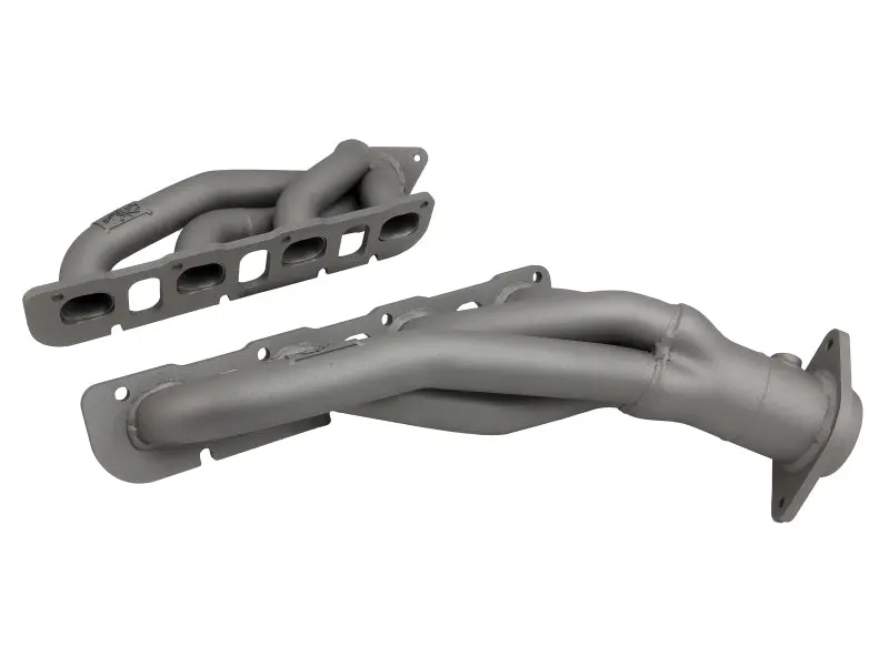 Afe Twisted Steel 304Ss Short Header 15-22  Dodge Challenger Sc V8-6.2L / 6.4L Hemi Titanium Coating 1