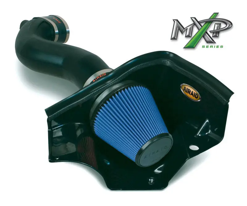 Airaid 05-09 Ford Mustang Gt 5.0L Race Only (No Mvt) Mxp Intake System W/ Tube (Dry / Blue Media) 1