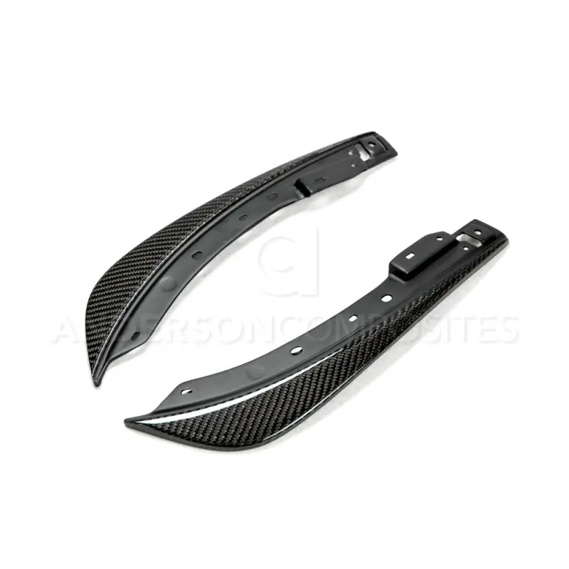 Anderson Composites 09-14 Dodge Challenger Front Bumper Canards 1