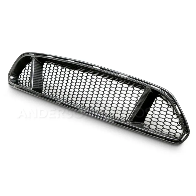 Anderson Composites 15-16 Ford Mustang Type-Gt Front Upper Grille 1