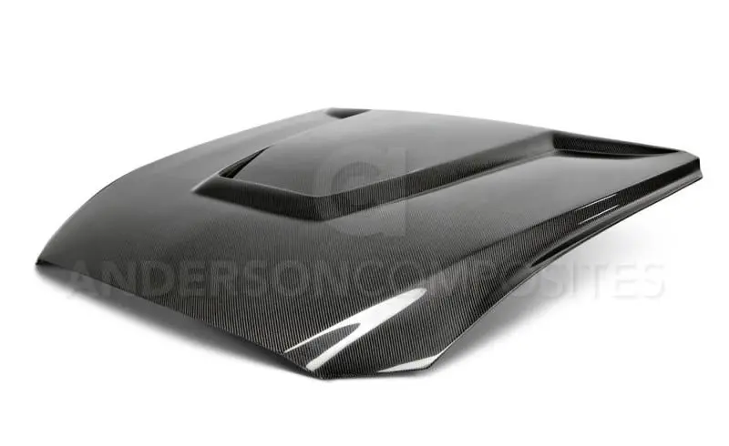 Anderson Composites 15-17 Ford Mustang (Excl. Gt350/Gt350r) Double Sided Hood 2