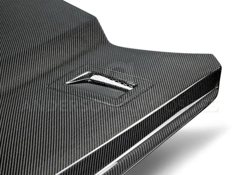 Anderson Composites 15-17 Ford Mustang (Excl. Gt350/Gt350r) Type-G Double Sided Hood 2