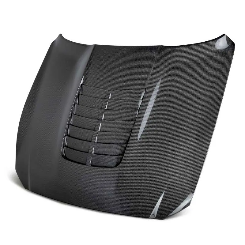 Anderson Composites 15-20 Ford Mustang Shelby Gt350/Gt350r Type Gt5 Double Sided Carbon Fiber Hood 1