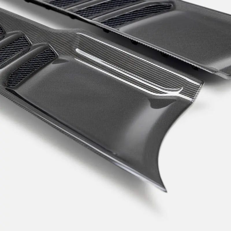 Anderson Composites 2021 Dodge Ram Trx Carbon Fiber Hood Vents - Type Oe 2