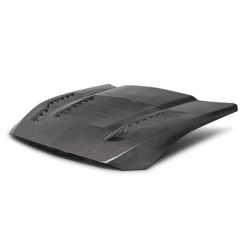 Anderson Composites 2024 Ford Mustang Type-Gt4 Double-Sided Carbon Fiber Hood 2