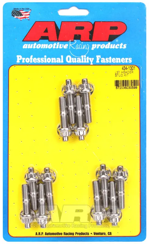 Arp Chevy Ls1 Header Stud Kit 1
