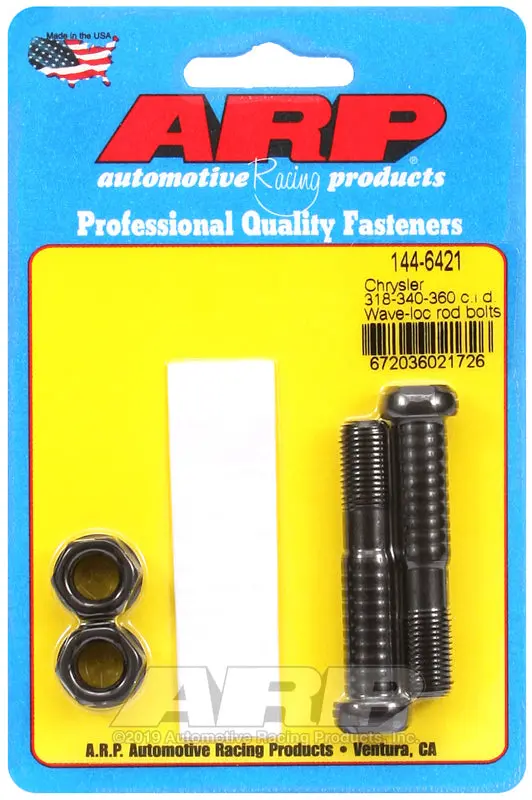 Arp Chrysler 318-340-360 C.I.D., Wave-Loc Rod Bolts 1