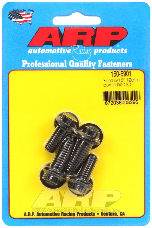 Arp Ford 5/16In 12Pt Oil Pump Bolt Kit 1