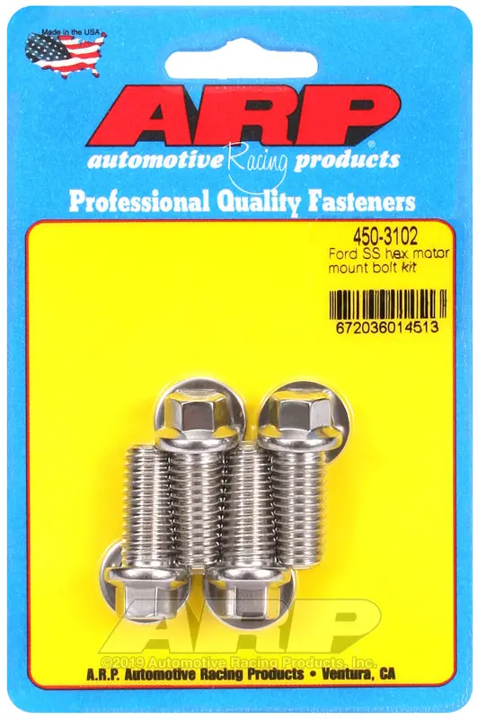 Arp Ford Ss Hex Motor Mount Bolt Kit 1