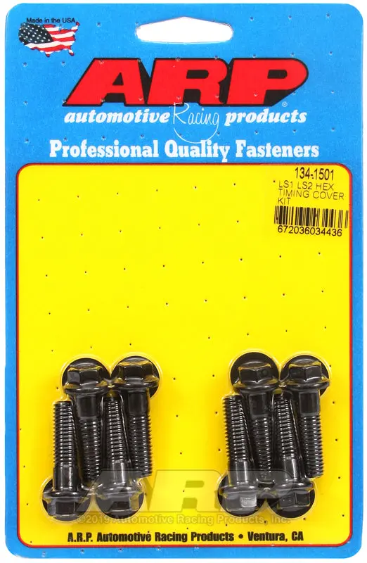 Arp Ls1 Ls2 Hex Timing Cover Bolt Kit 1