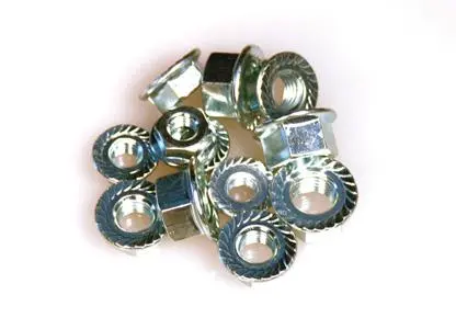 Arp M10 X 1.25 Locking Flange Nut Kit (10 Pack) 1