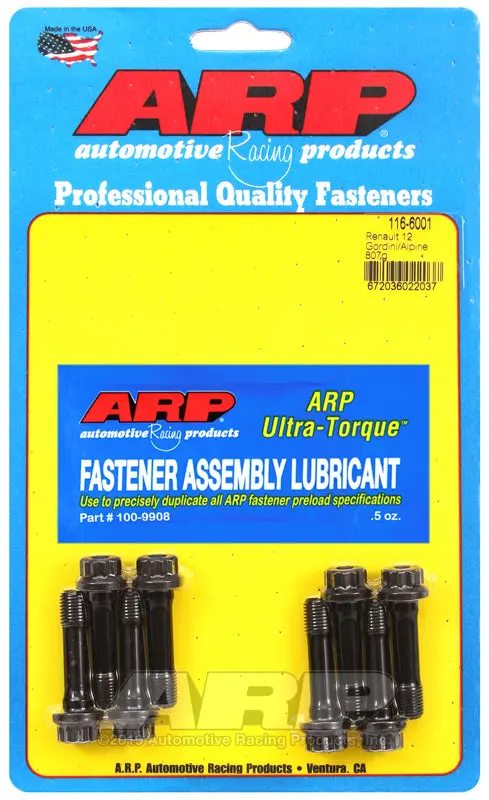 Arp Renault 12 Gordini/Alpine 807G Connecting Rod Bolt Kit 1