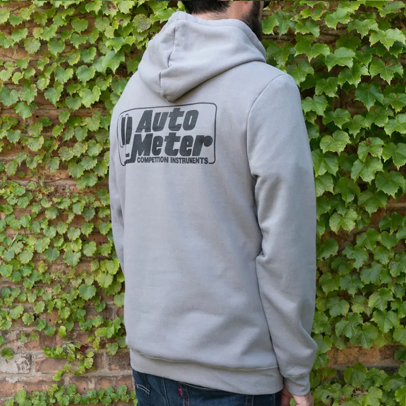 Autometer Gray Competition Pullover Hoodie - Adult Xl 1