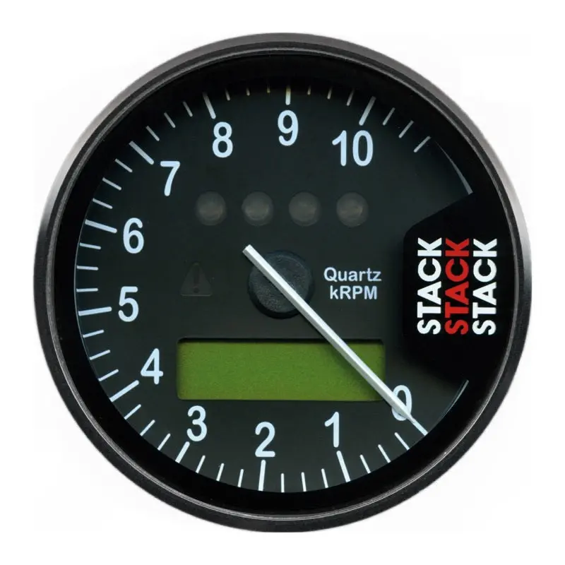 Autometer Stack Display Tachometer 0-10.75K Rpm - Black 1