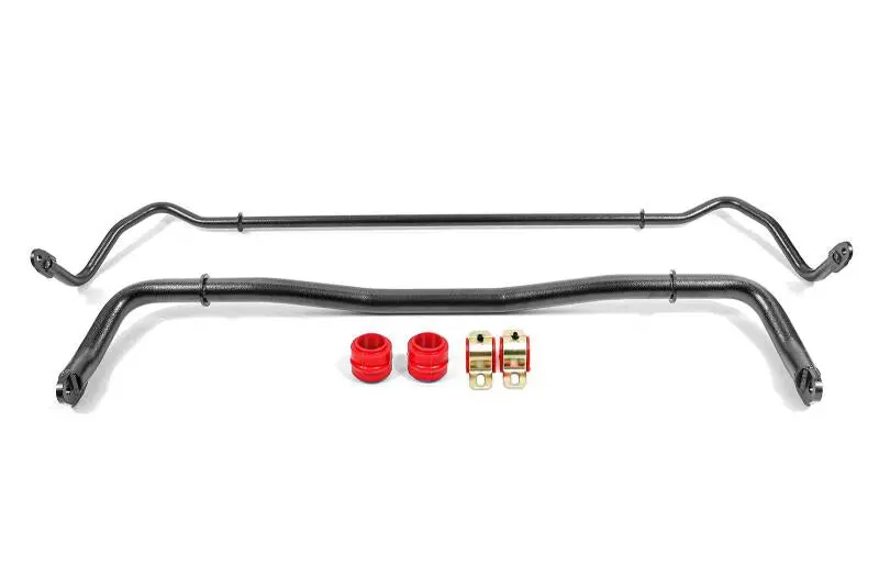 Bmr 08-20 Dodge Challenger Front/Rear Sway Bar Kit W/ Bushings - Black Hammertone 1