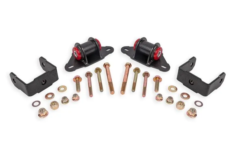 Bmr 14-19 Chevrolet Corvette C7 Polyurethane Transmission/Differential Mount - Black Hammertone 1