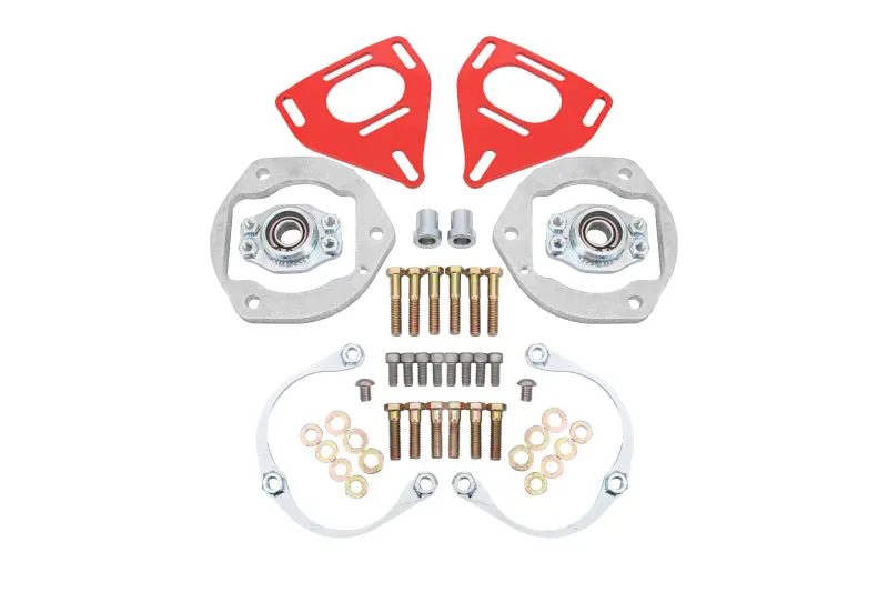 Bmr 16-24 Chevy Camaro Caster Camber Plates - Red 1