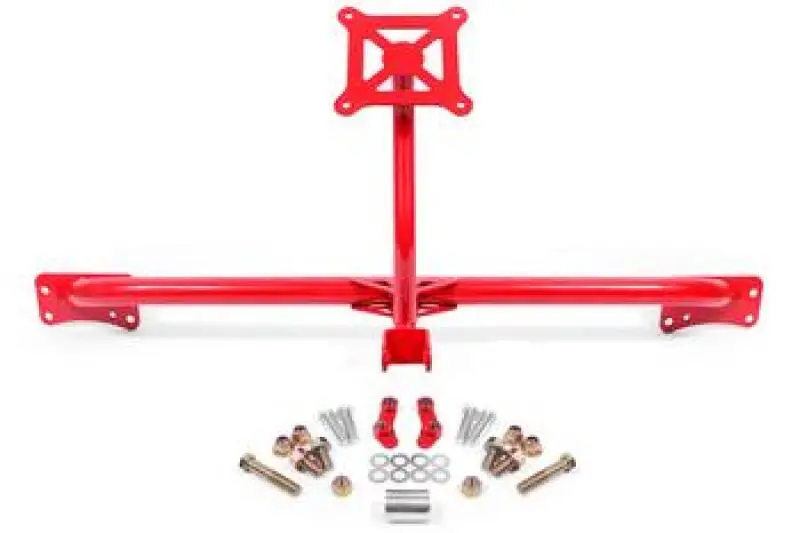 Bmr 2015-2019 Ford Mustang Bolt-On Parachute Mount - Red 1