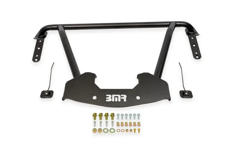Bmr 64-67 Gm A-Body Bolt-On Front Reinforcement Chassis Brace - Black Hammertone 1