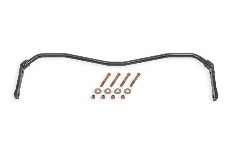 Bmr 64-72 Gm A-Body 1.00In Hollow Non-Adjustable Rear Sway Bar Kit - Black Hammertone 1