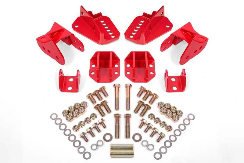 Bmr 64-72 Gm A-Body Rear Coilover Conversion Kit - Red 1