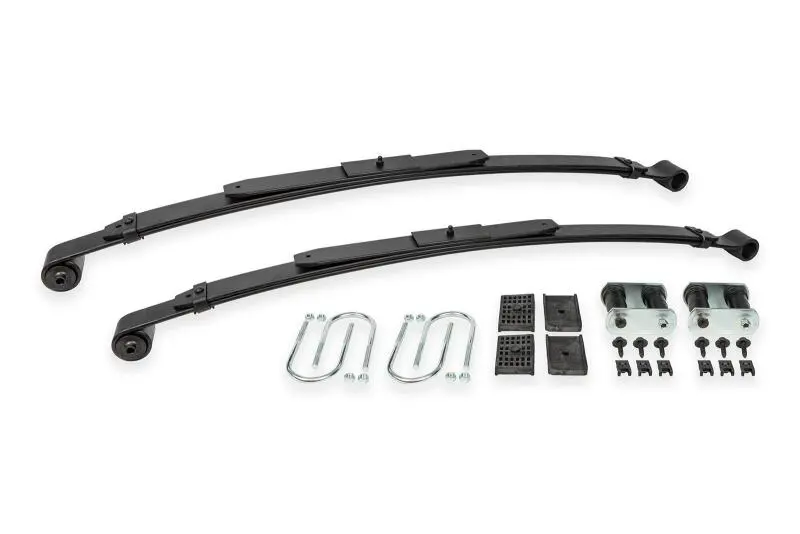 Bmr 67-69 Gm F-Body / 68-74 X-Body 2In Drop Rear Lowering Leaf Springs W/ Install Kit - Black 1