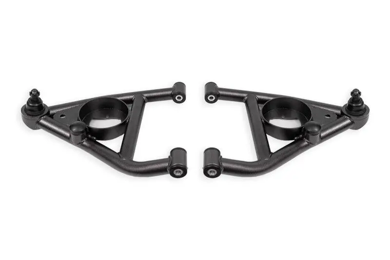 Bmr 68-74 Chevrolet Nova W/ Bump Stops Lower A-Arms W/ Std. Ball Joint (Delrin) - Black Hammertone 1