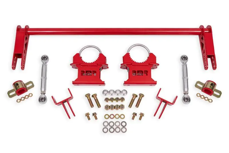 Bmr 79-04 Ford Mustang 1.25In Rear Weld-On Anti-Roll Bar Kit - Hollow - Red 1