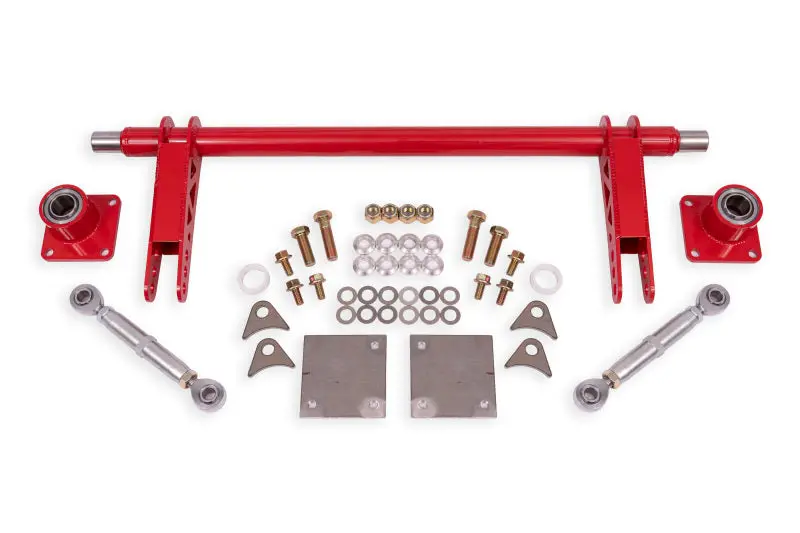 Bmr 79-04 Ford Mustang 1.375In Rear Weld-On Anti-Roll Bar Kit Hollow - Red 1