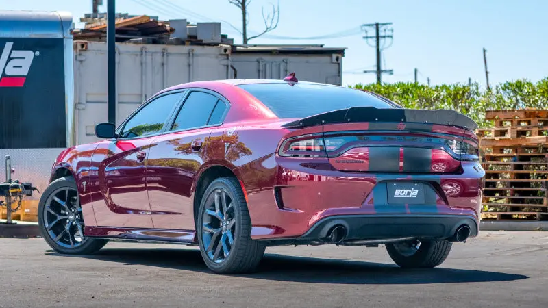 Borla 19-23 Dodge Charger Gt 3.6L V6 Rwd Atak Catback Exhaust - Black Chrome Tips 2