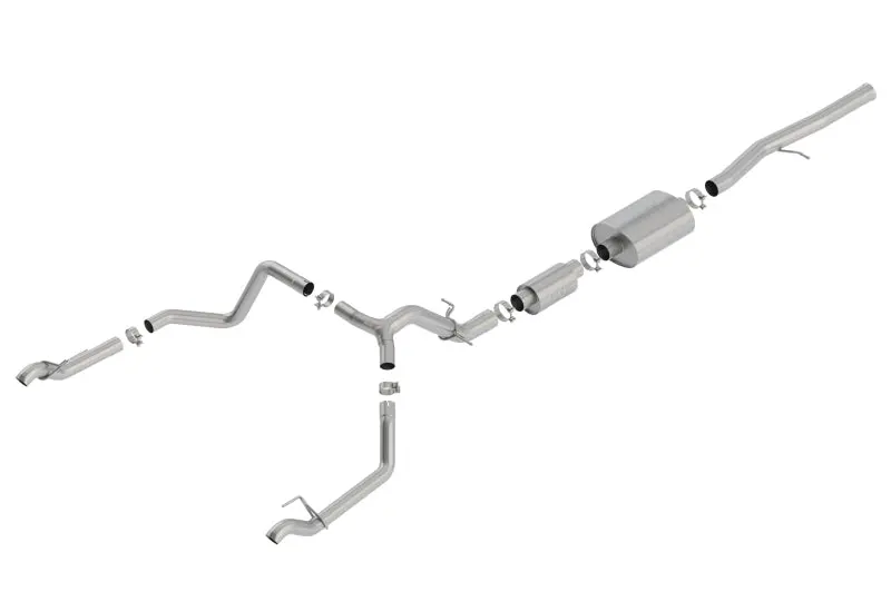 Borla 19 Chevrolet Silverado/Gmc Sierra 1500 6.2L Ss (S-Type) Catback Exhaust W/ Factory Tips 1