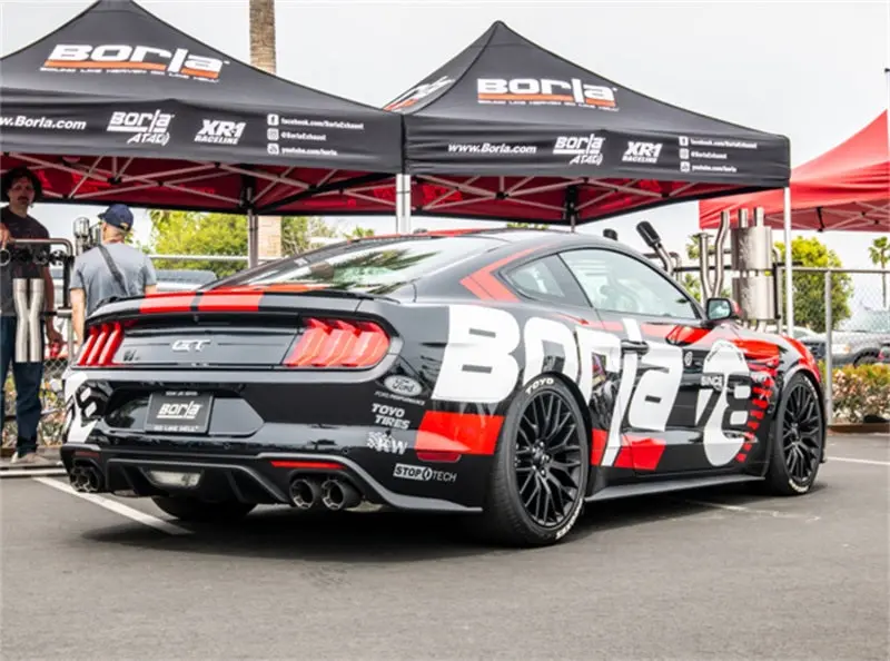 Borla 2018 Ford Mustang Gt 5.0L At/Mt 3In S-Type Catback Exhaust Carbon Fiber Tips W/ Valves 2