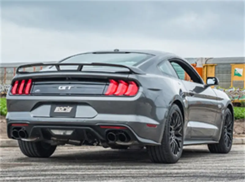 Borla 2018 Ford Mustang Gt (A/T / M/T) 3In S-Type Catback Exhaust W/O Valves W/ Black Chrome Tips 2