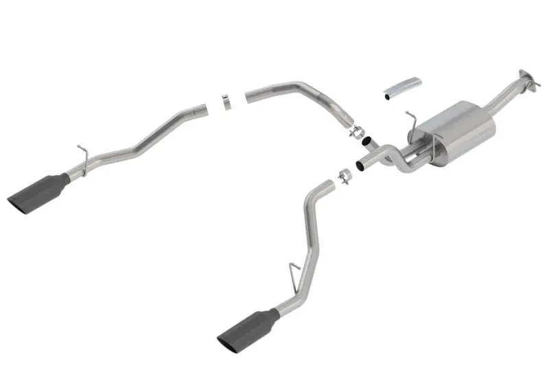 Borla 2019 Ram 1500 5.7L V8 At 4Dr Crew Cab Short Bed S-Type Ss Catback Exhaust - Black Chrome Tip 1