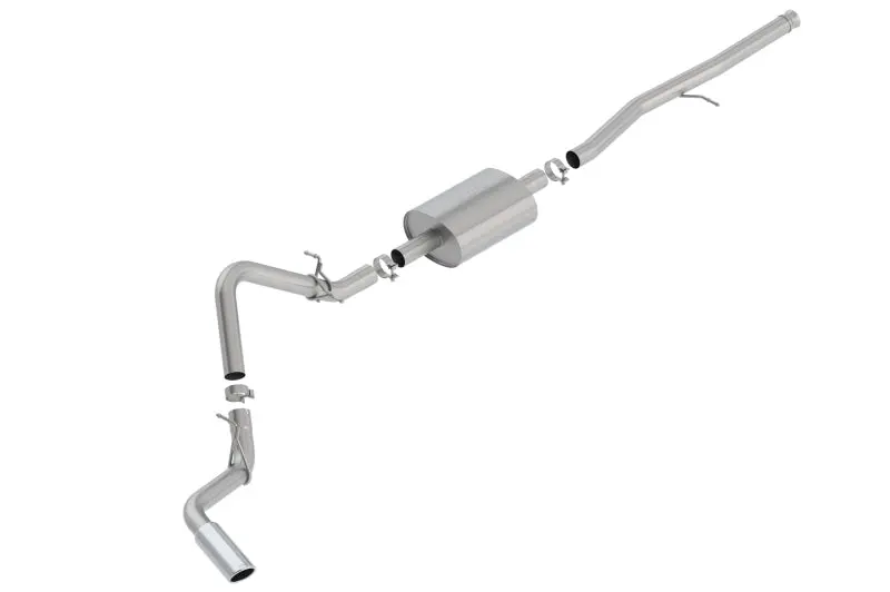 Borla 2019 Silv/Sierra C/B Exhaust S-Type 1500 5.3L V8 At 2&4Wd Ec Stb(78.8) Cc Sb(69.3) 147.4 Wb 1