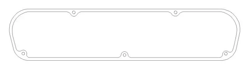 Cometic Chrysler La V8 .125In Fiber Valve Cover Gasket 1