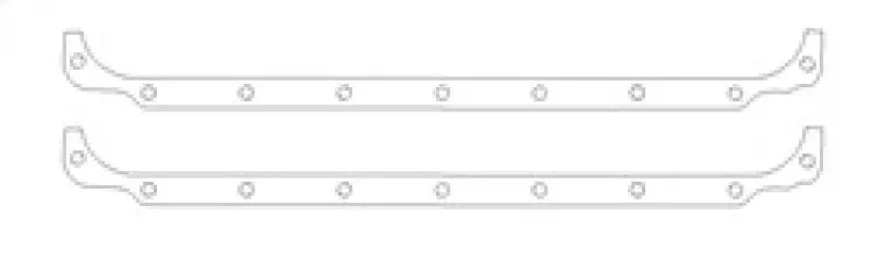Cometic Chrysler R3 Block .094In Fiber Oil Pan Side Rail Gasket Set 1