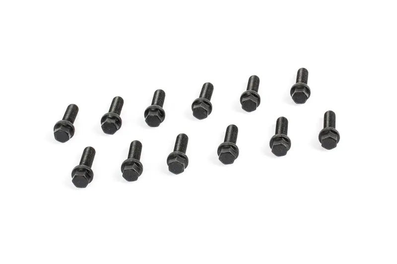 Cometic Header Bolts M8 - 1.25 X 25Mm Grade 5 Carbon Steel W/ Compact Head & Black Oxide Finish 1