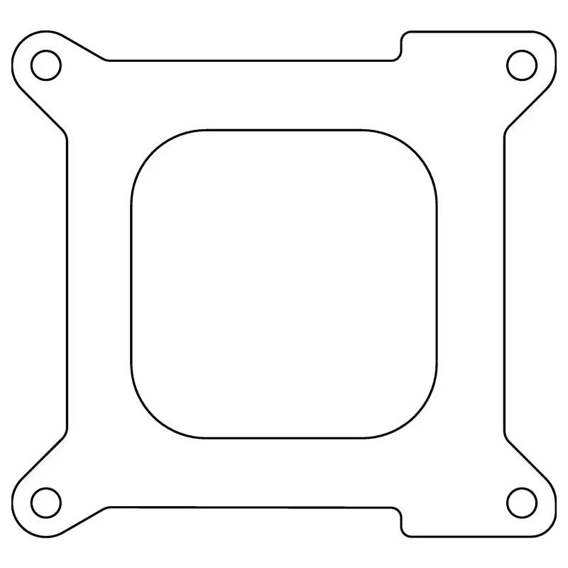Cometic Nascar 4 Barrel .047In Fiber Carburetor/Throttle Body Mounting Gasket - Open Plenum 1