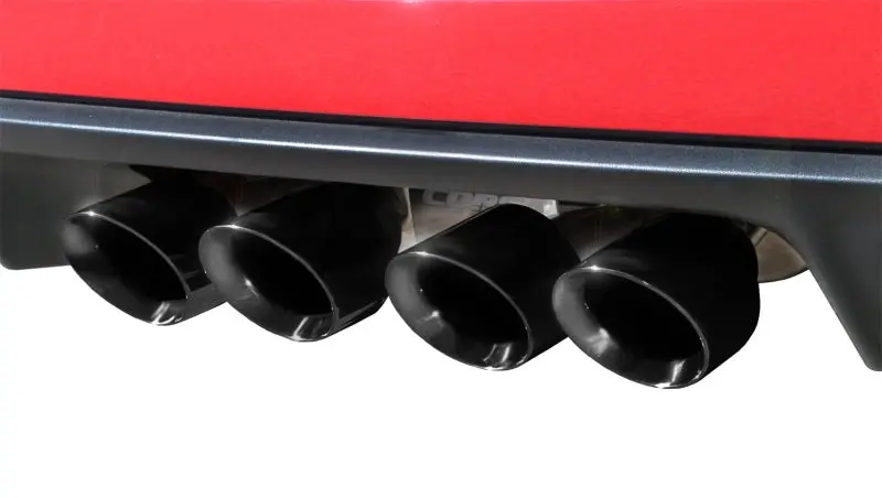 Corsa 09-13 Chevy Corvette 6.2L V8 2.5In Sport Cat-Back Dual Rear Exit W/Twin 4.0In Pol Pro-Ser Tips 2